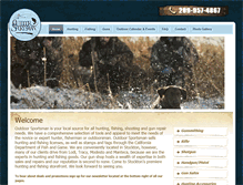 Tablet Screenshot of outdoorsportsmanstore.com